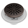 DELTA 4" Tile-In Round Shower Drain — Venetian Bronze