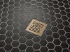 DELTA 4" Tile-In Square Shower Drain — Champagne Bronze