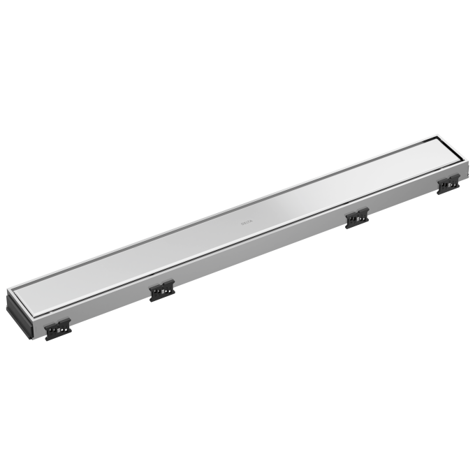 DELTA 24" Reversible Linear Shower Drain Trim — Chrome