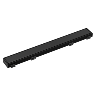 DELTA 24" Reversible Linear Shower Drain Trim — Matte Black