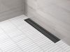 DELTA 24" Linear Shower Drain Wall Edge — Matte Black