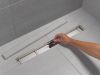 DELTA 24" Reversible Linear Shower Drain Trim — Stainless