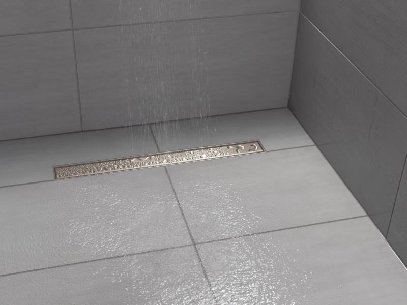 DELTA 24" Reversible Linear Shower Drain Trim — Stainless