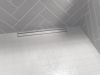DELTA 24" Linear Shower Drain Wall Edge — Chrome