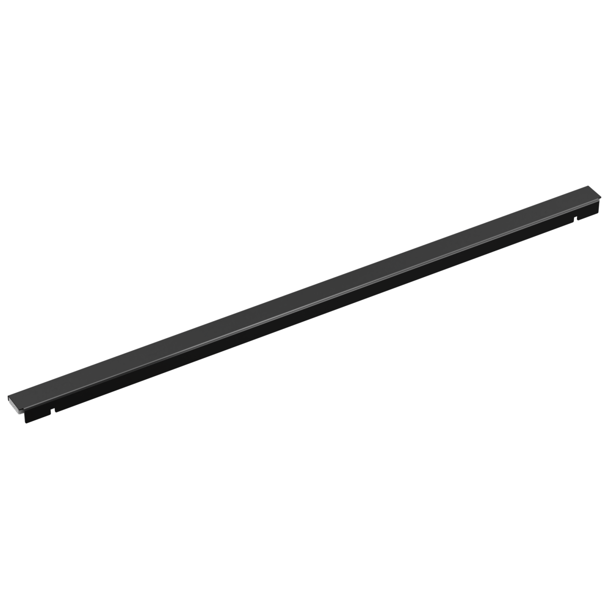 DELTA 24" Linear Shower Drain Wall Edge — Matte Black