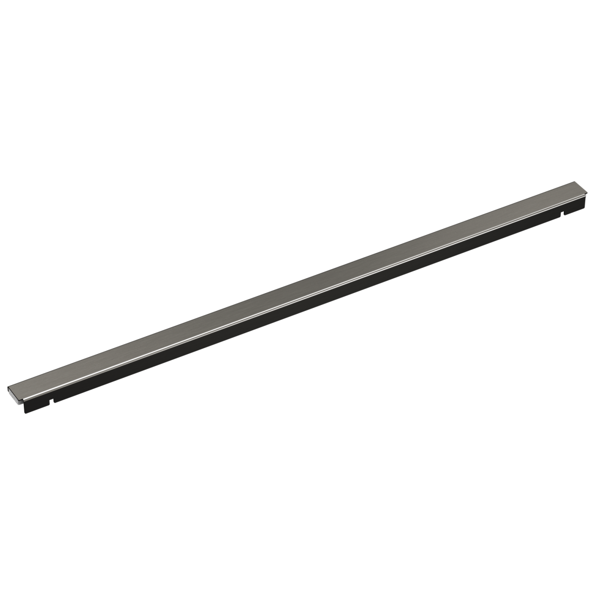 DELTA 24" Linear Shower Drain Wall Edge — Black Stainless