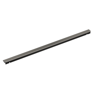 DELTA 24" Linear Shower Drain Wall Edge — Black Stainless
