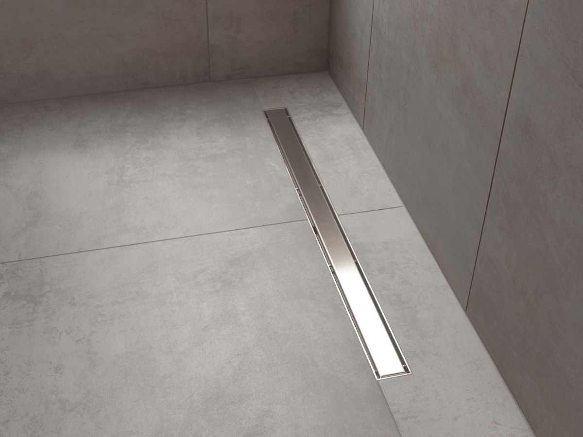 DELTA 36" Reversible Linear Shower Drain Trim — Stainless