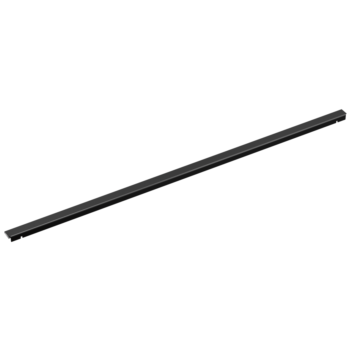 DELTA 36" Linear Shower Drain Wall Edge — Matte Black
