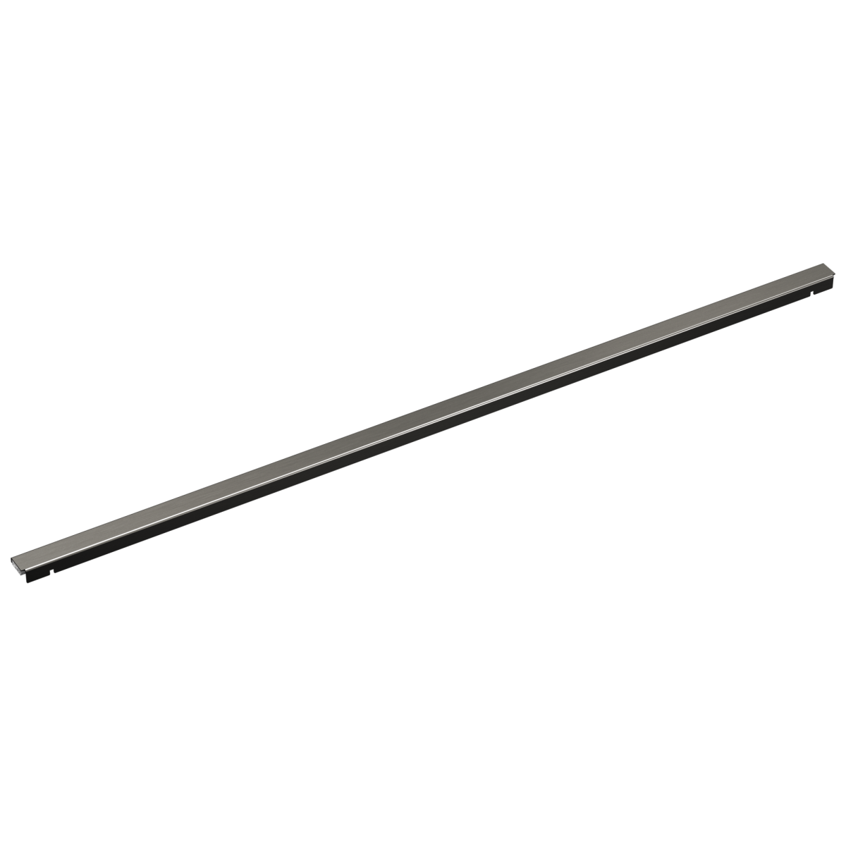 DELTA 36" Linear Shower Drain Wall Edge — Black Stainless