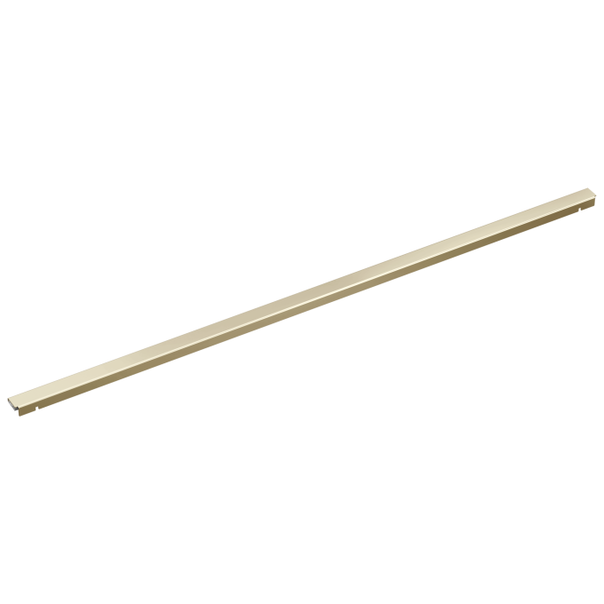 DELTA 36" Linear Shower Drain Wall Edge — Polished Nickel