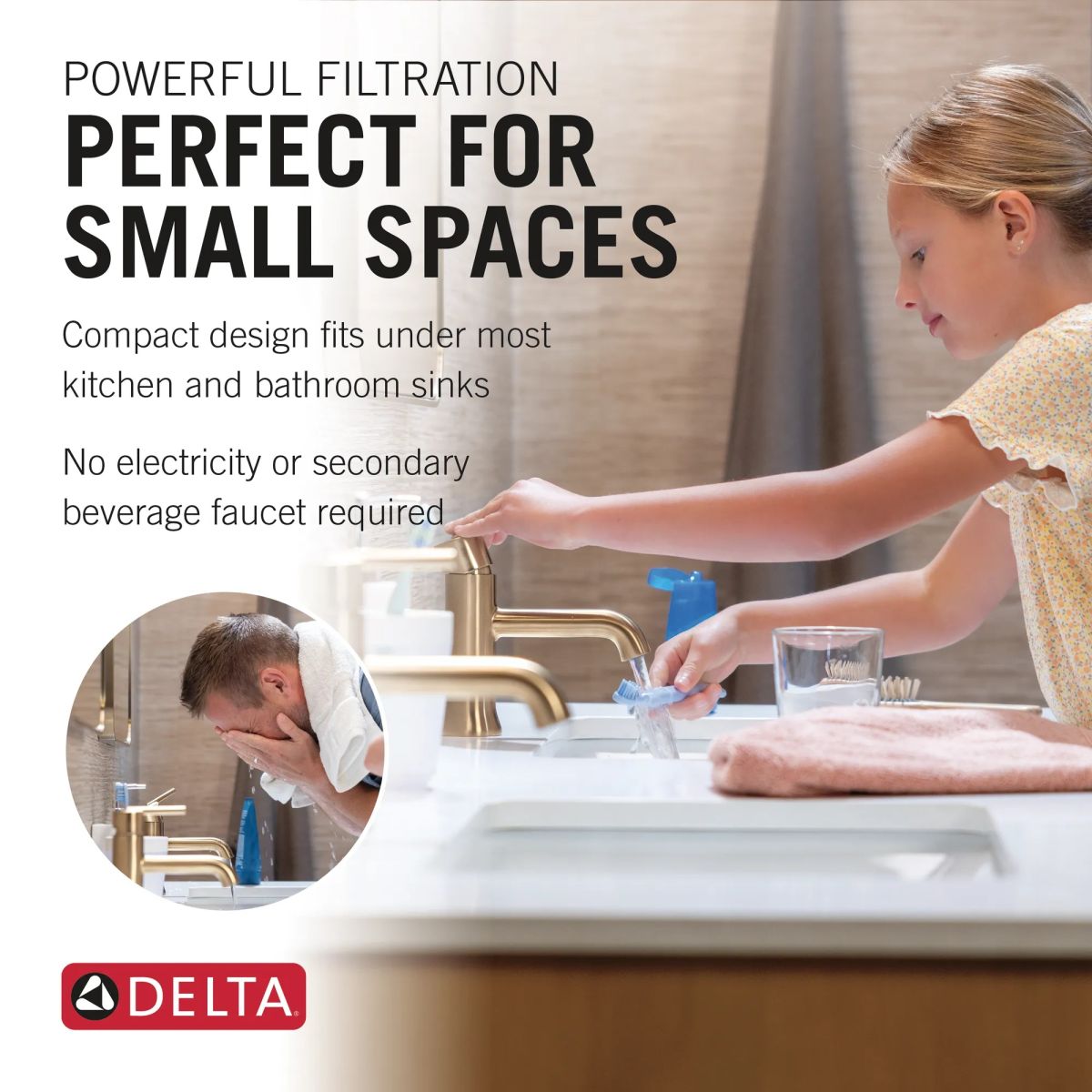 DELTA Clarifi High Flow High Capacity Under Sink Water Filtration System — Not Applicable