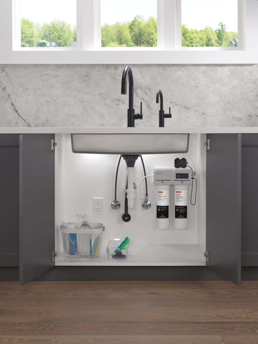 DELTA Clarifi 2-Stage Under Sink Advanced Water Filtration System — Not Applicable