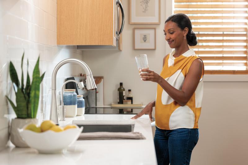 DELTA Clarifi Contemporary Beverage Faucet — Stainless