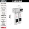 DELTA Clarifi 2-Stage Under Sink Advanced Water Filtration System — Not Applicable