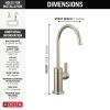 DELTA Clarifi Contemporary Beverage Faucet — Stainless