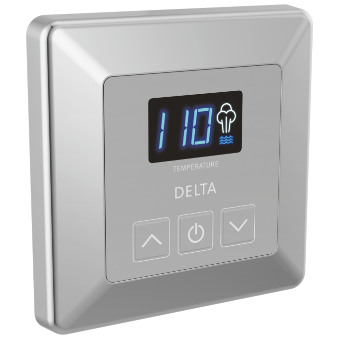 DELTA Universal Showering Components SimpleSteam Control — Lumicoat® Chrome
