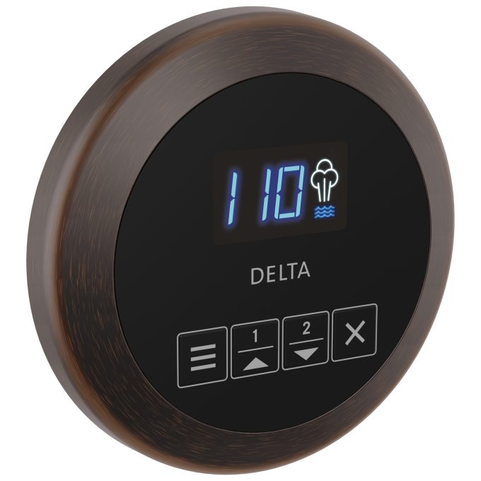 DELTA Universal Showering Components Round Steam Control — Venetian Bronze