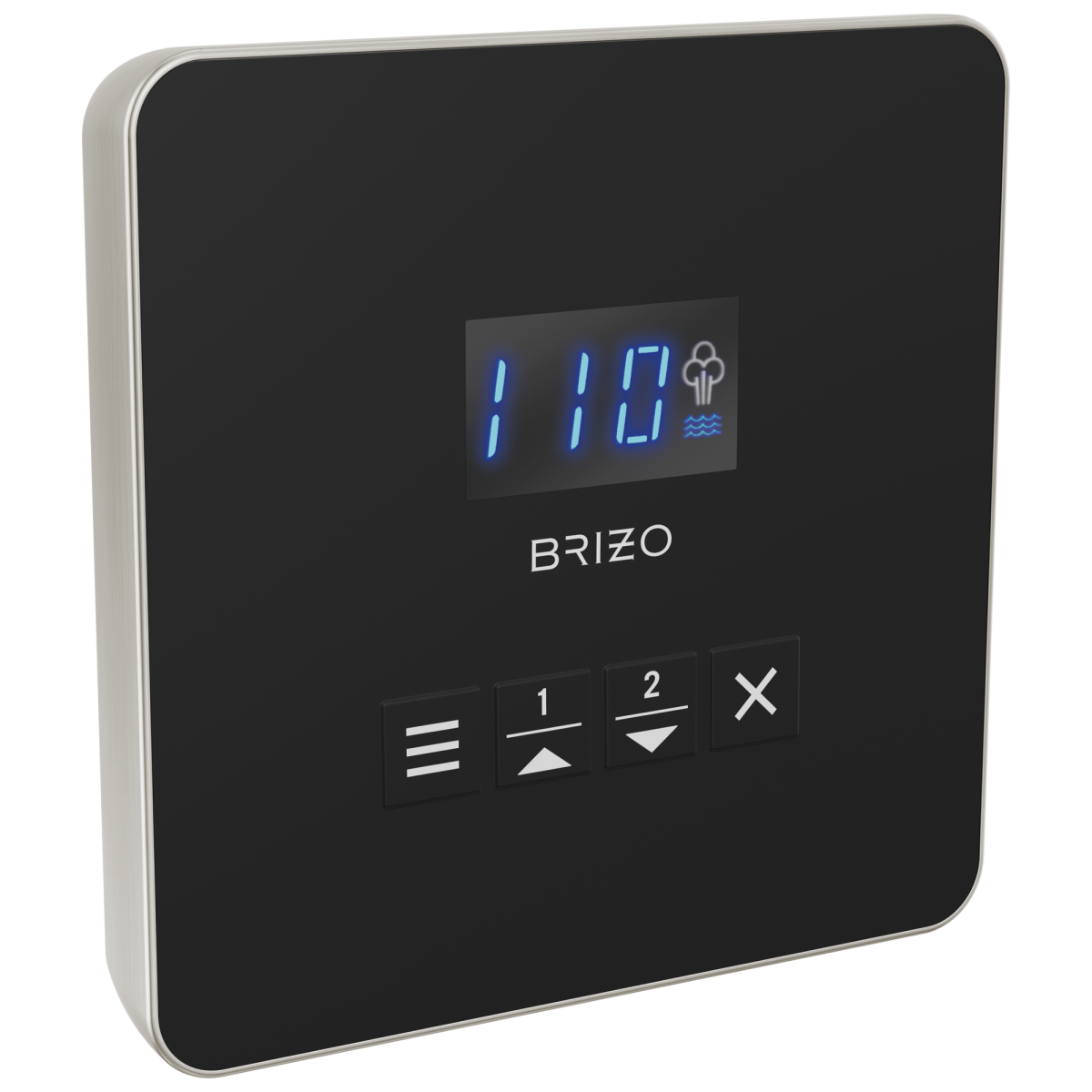 BRIZO Other Mystix Square Steam Control — Brushed Nickel