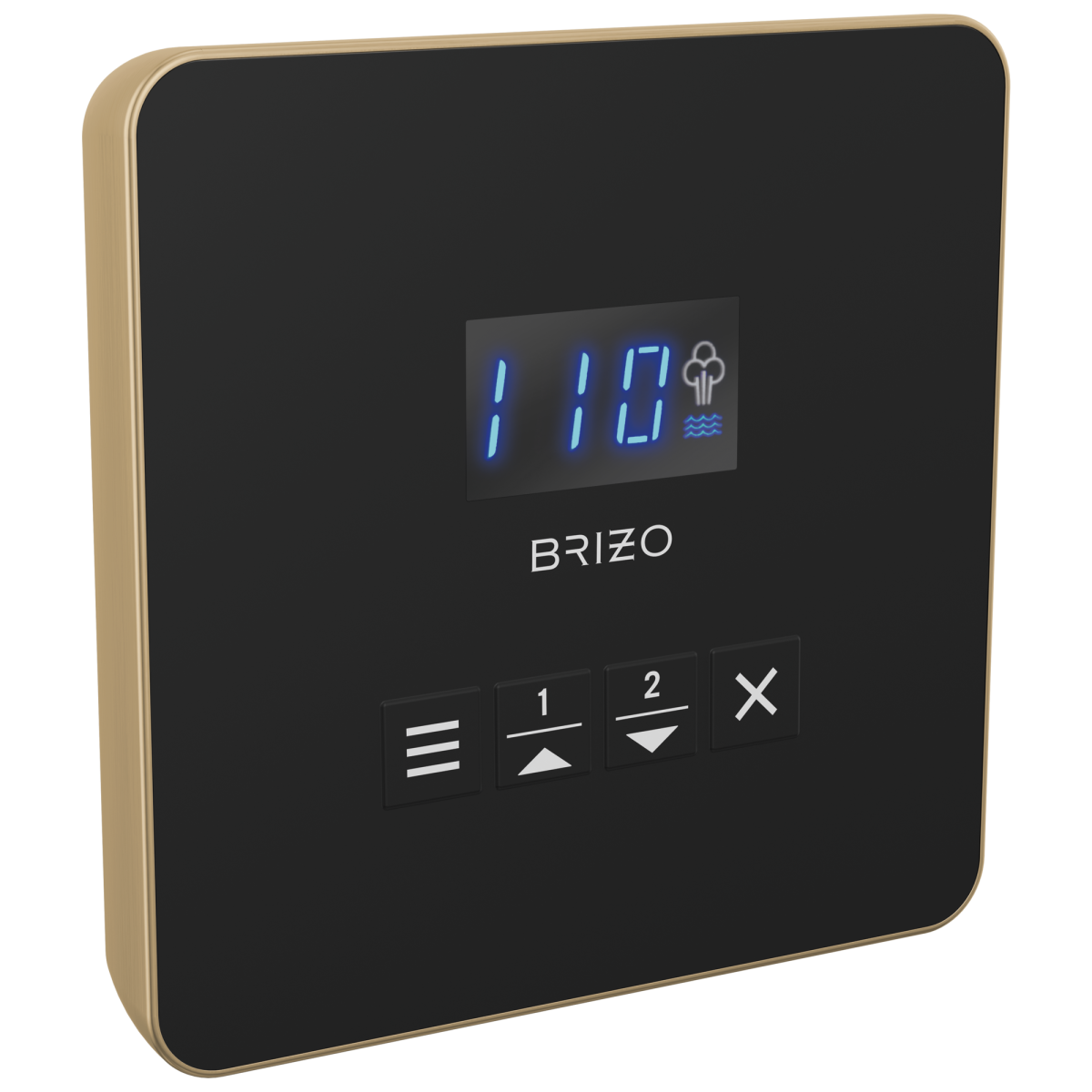 BRIZO Other Mystix Square Steam Control — Luxe Gold
