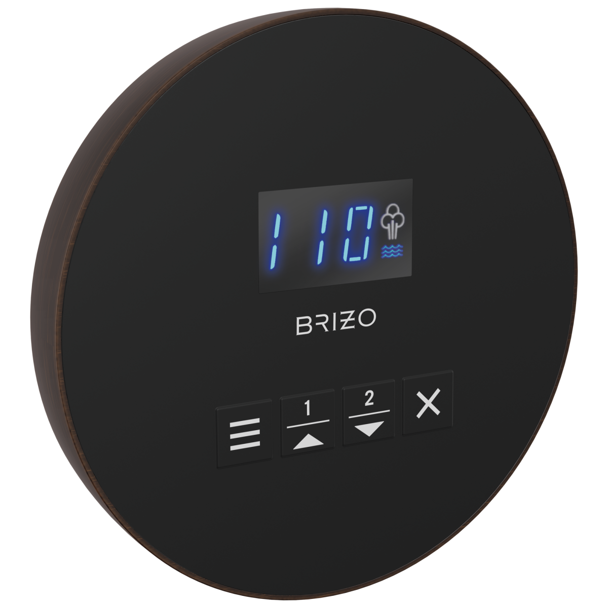 BRIZO Other Mystix Round Steam Control — Venetian Bronze
