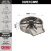 DELTA Other Glass Rinser — Spotshield Stainless