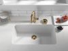 DELTA Trinsic Single Handle Pull-Down Bar / Prep Faucet — Champagne Bronze