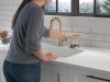 DELTA Trinsic Single Handle Pull-Down Bar / Prep Faucet — Champagne Bronze