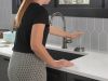 DELTA Broderick Single Handle Pull-Down Kitchen Faucet With Touch2O  Technology — Black Stainless