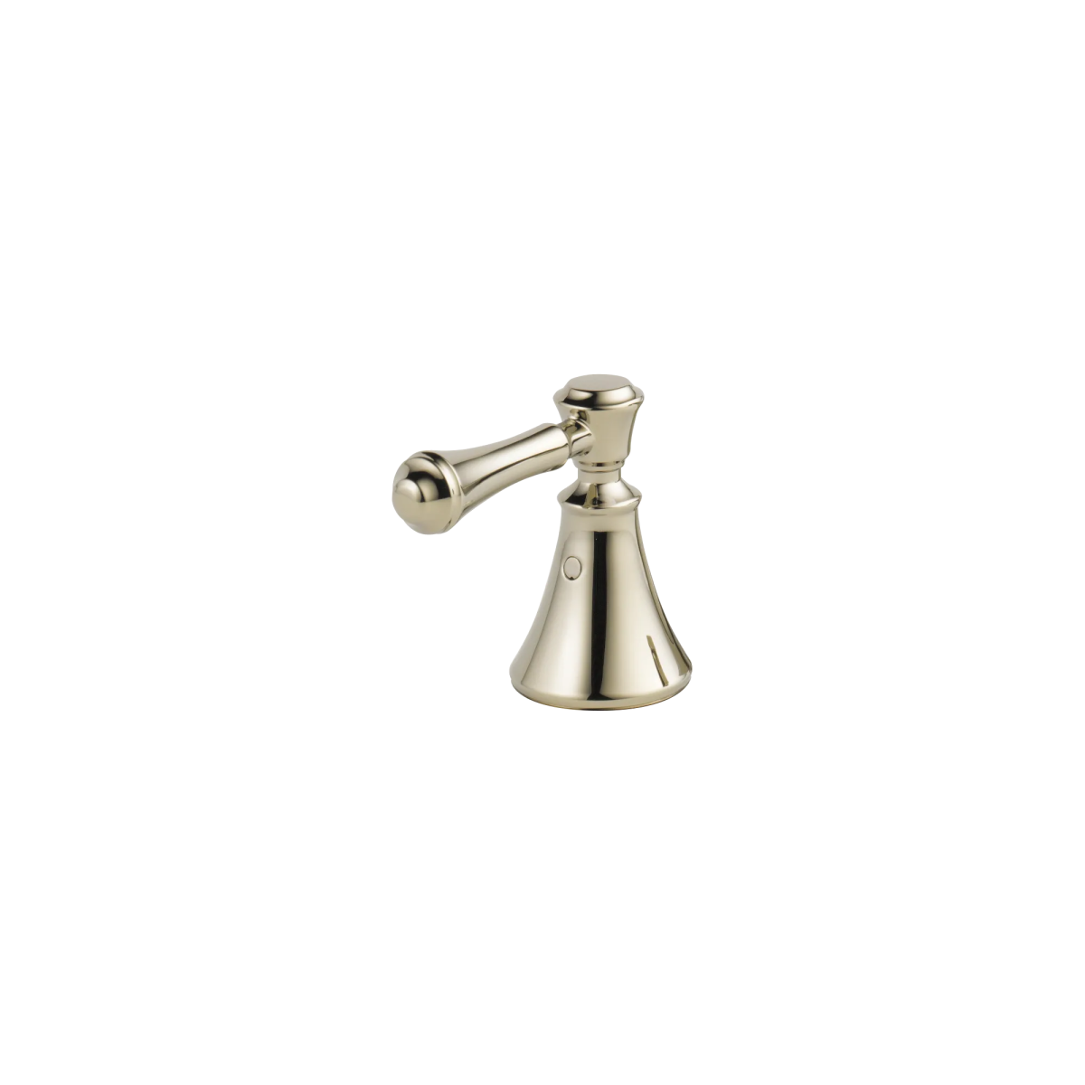 DELTA Cassidy Metal Lever Handle Set - Deck Mount Bathroom & Bidet — Polished Nickel