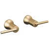DELTA Trinsic Lever Handle -Wall Mount Lav — Champagne Bronze