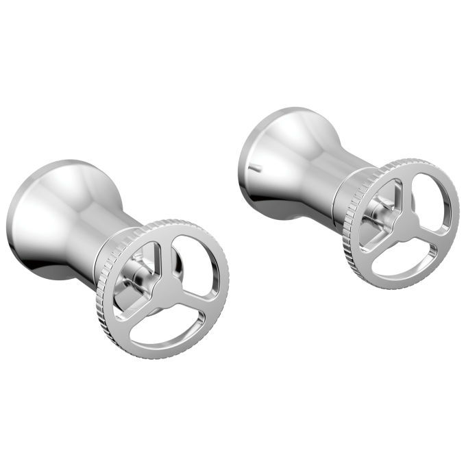 DELTA Trinsic Wheel Handle - Wall Mount Lav — Chrome