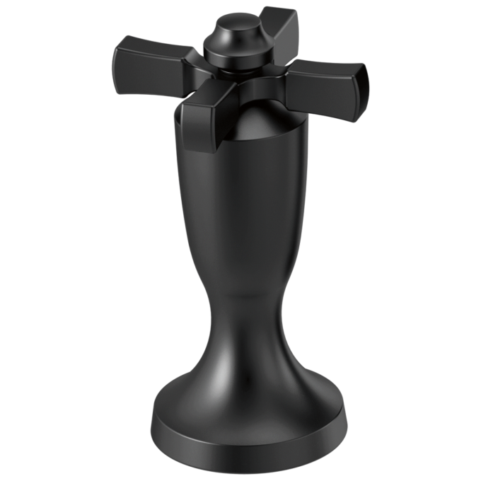 DELTA Dorval Handle - Roman Tub and WM Tub Filler — Matte Black
