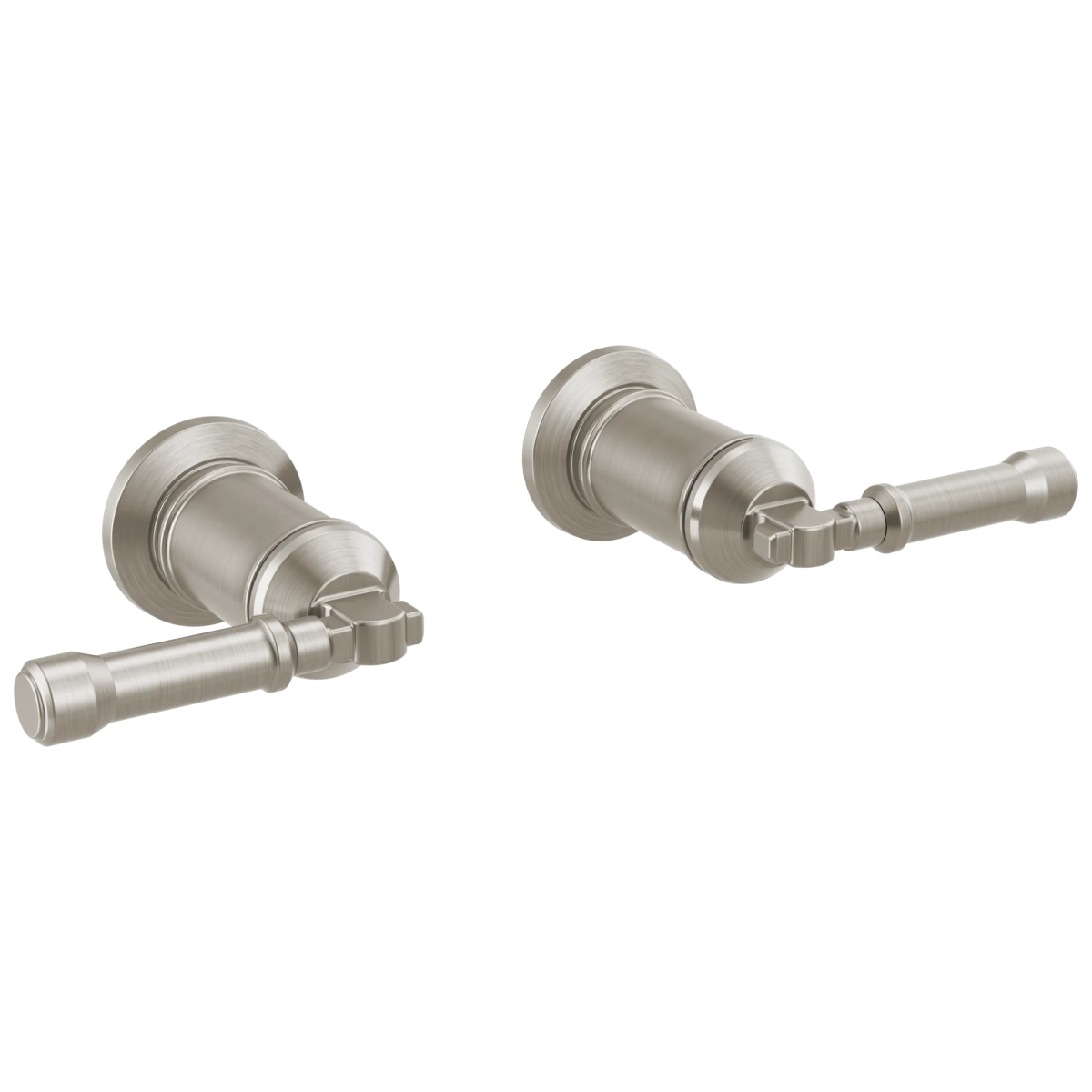 DELTA Broderick Wall Mount Bathroom Faucet Handle Kit-Lever — Lumicoat® Stainless