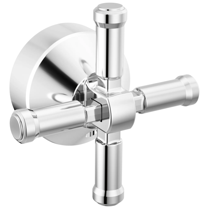 DELTA Broderick Free Standing Tub Filler Handle Kit-Cross — Lumicoat® Chrome