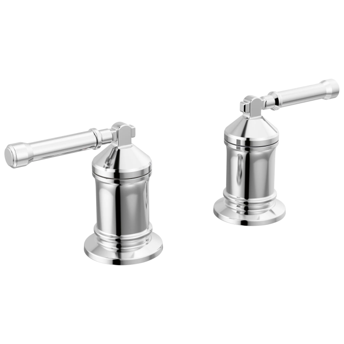 DELTA Broderick 2 Handle Roman Tub handle Kit-Lever — Lumicoat® Chrome