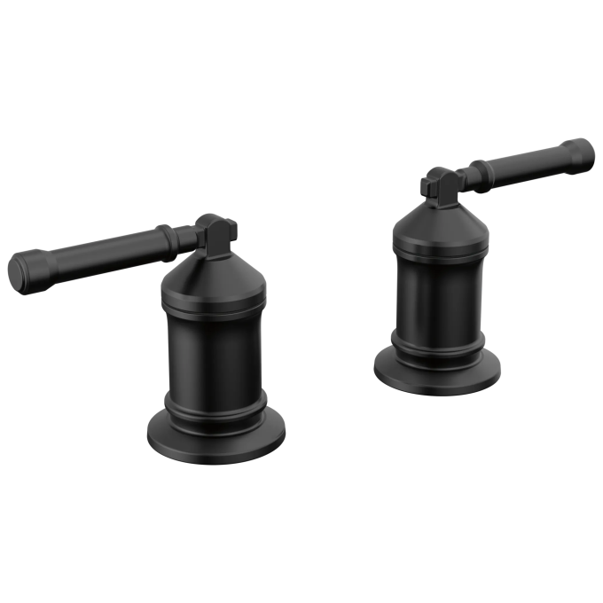 DELTA Broderick 2 Handle Roman Tub handle Kit-Lever — Matte Black