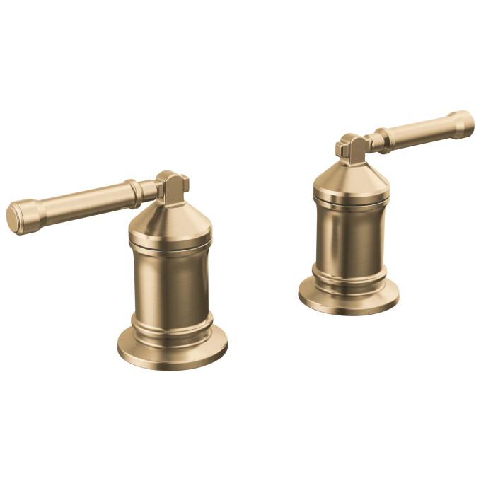 DELTA Broderick 2 Handle Roman Tub handle Kit-Lever — Lumicoat® Champagne Bronze
