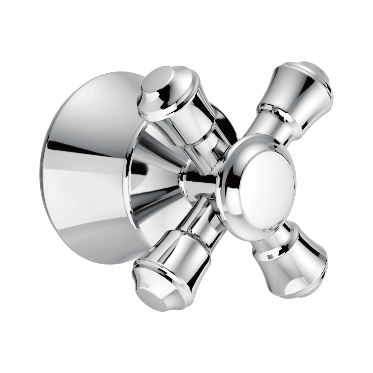 DELTA Cassidy Metal Cross Handle Kit - 14 Series — Chrome