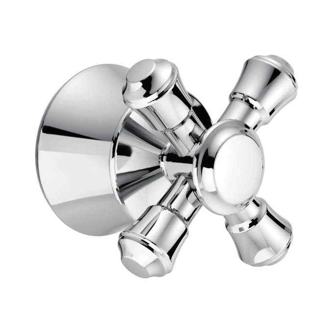 DELTA Cassidy Metal Cross Handle Kit - 14 Series — Chrome