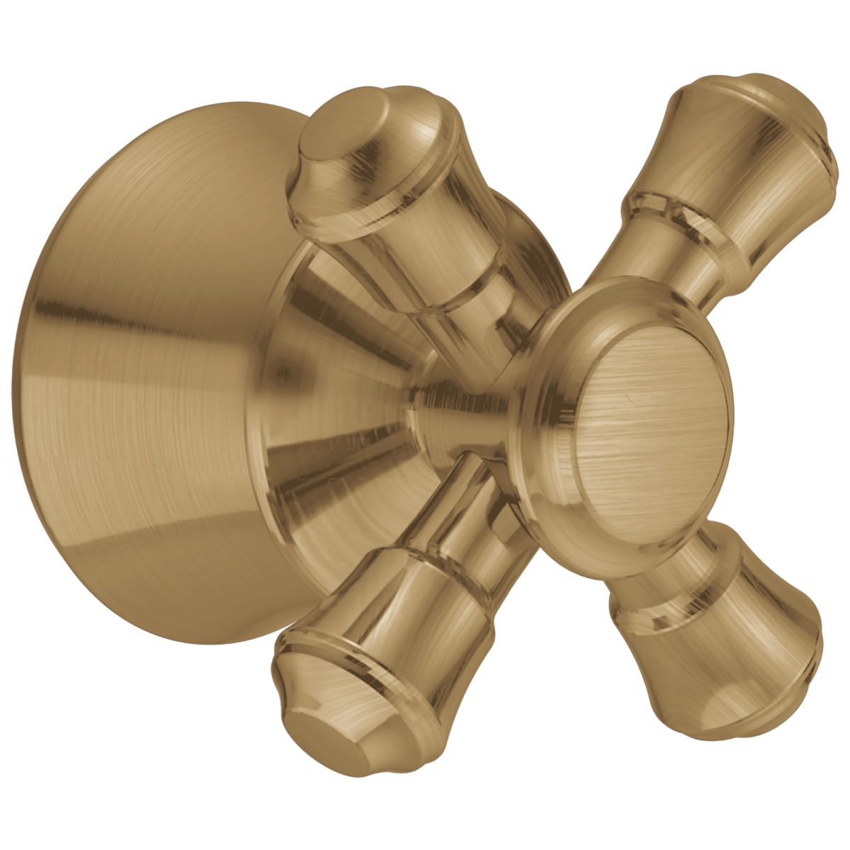 DELTA Cassidy Metal Cross Handle Kit - 14 Series — Champagne Bronze