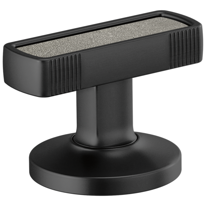 BRIZO Kintsu Widespread Lavatory Handle Kit with Concrete Insert — Matte Black