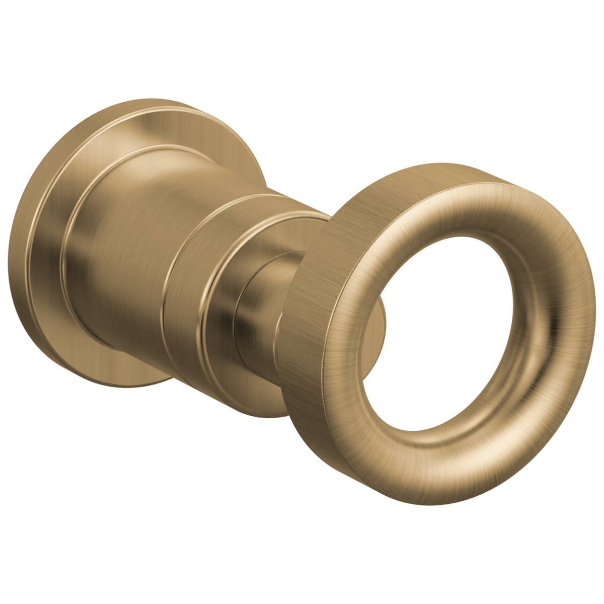 BRIZO Roccesco Single-Handle Wall Mount Lavatory Knob Handle Kit — Luxe Gold