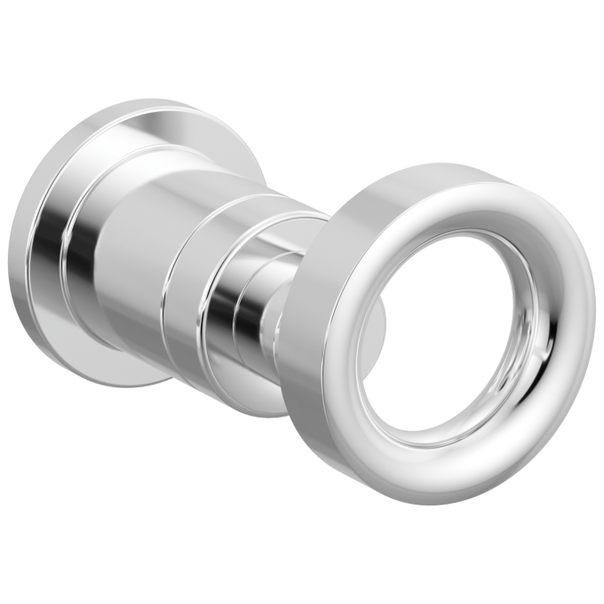 BRIZO Roccesco Single-Handle Wall Mount Lavatory Knob Handle Kit — Chrome