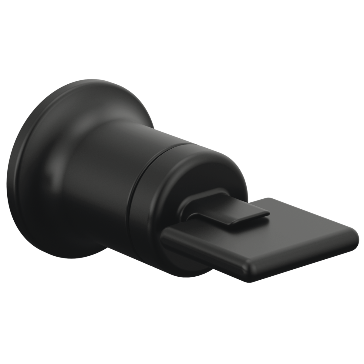 BRIZO Allaria Two-Hole, Single-Handle Wall Mount Lavatory Faucet Knob Handle Kit — Matte Black