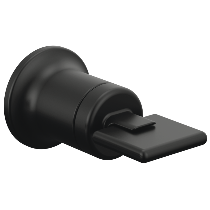 BRIZO Allaria Two-Hole, Single-Handle Wall Mount Lavatory Faucet Knob Handle Kit — Matte Black