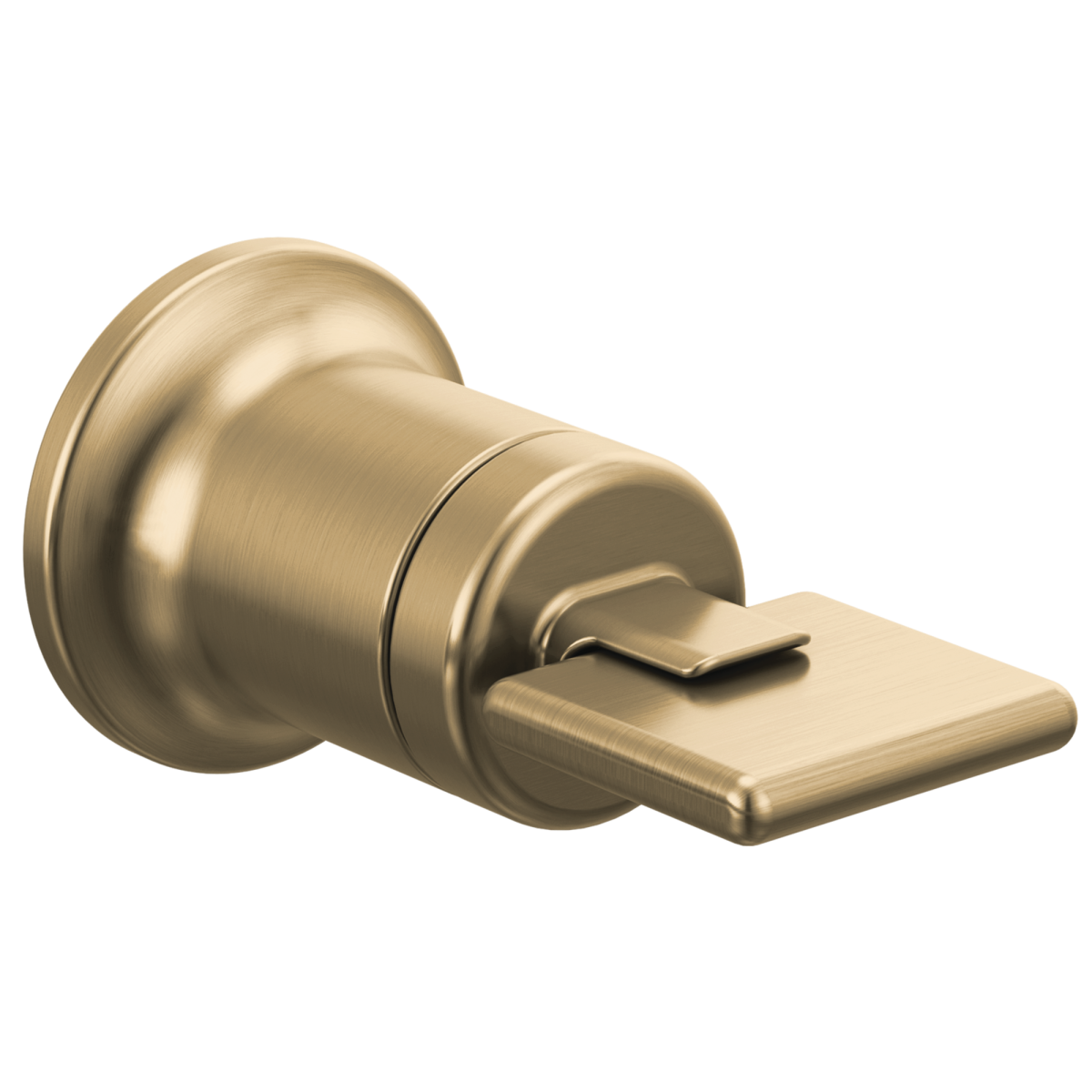 BRIZO Allaria Two-Hole, Single-Handle Wall Mount Lavatory Faucet Knob Handle Kit — Luxe Gold