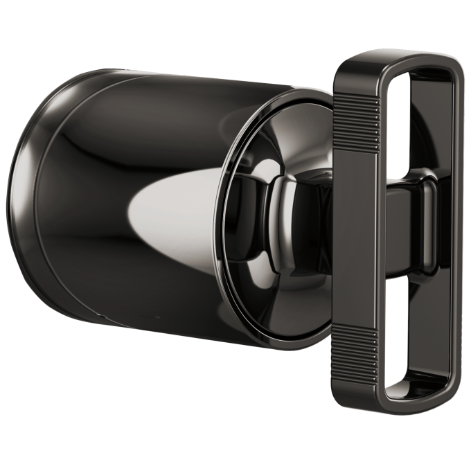BRIZO Kintsu Pressure Balance Valve Trim Knob Handle Kit — Brilliance Black Onyx
