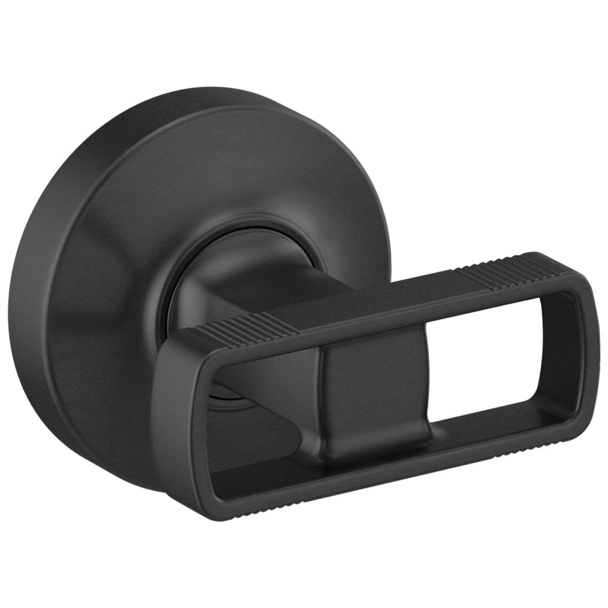BRIZO Kintsu Wall-Mount Tub Filler Knob Handles — Matte Black