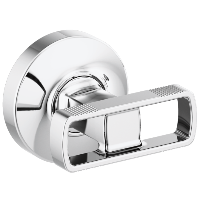 BRIZO Kintsu Two-Handle Wall Mount Tub Filler Knob Handle Kit — Chrome